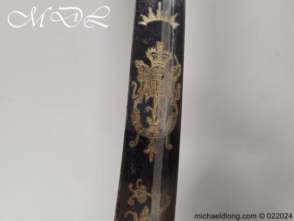 British 1796 Blue and Gilt Light Officers Cavalry Sword - Image 17