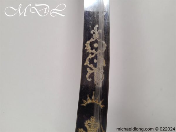 British 1796 Blue and Gilt Light Officers Cavalry Sword - Image 16