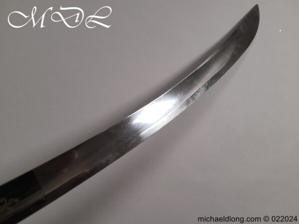 British 1796 Blue and Gilt Light Officers Cavalry Sword - Image 15