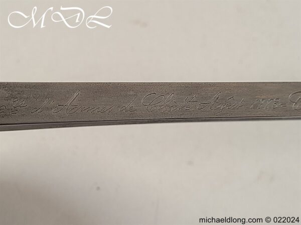 French 1882 Sabre de Cavalerie Legere - Image 13