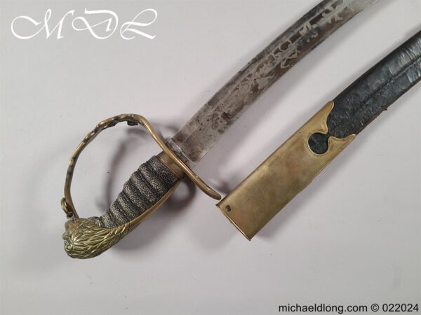 British 1803 Blue and Gilt Light Officers Infantry Sword - Image 28