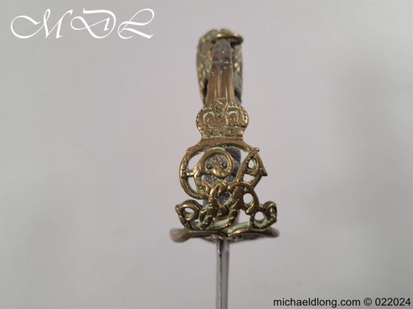 British 1803 Blue and Gilt Light Officers Infantry Sword - Image 4