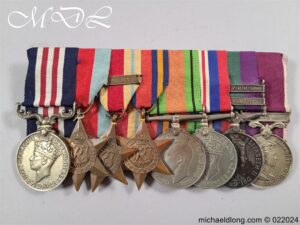 WW 2 Medal Group to W L Briggs RSM