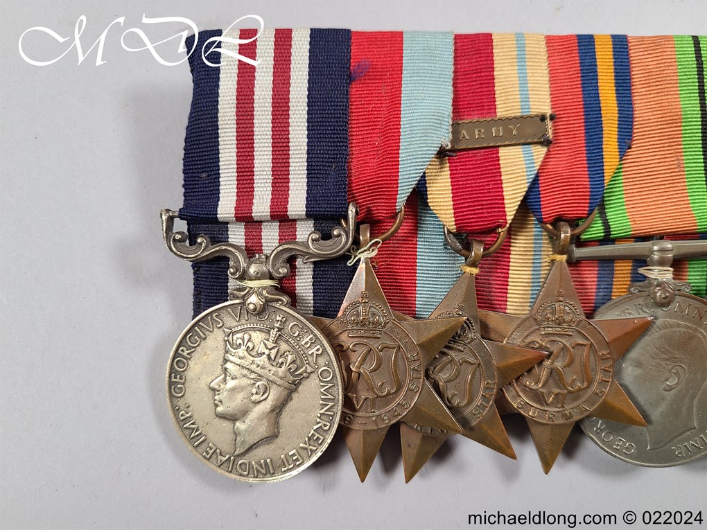 WW 2 Medal Group to W L Briggs RSM - Image 2