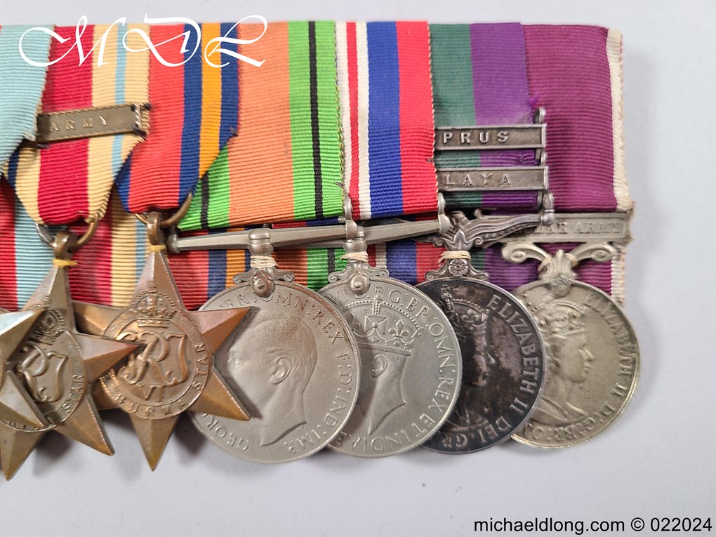 WW 2 Medal Group to W L Briggs RSM - Image 9