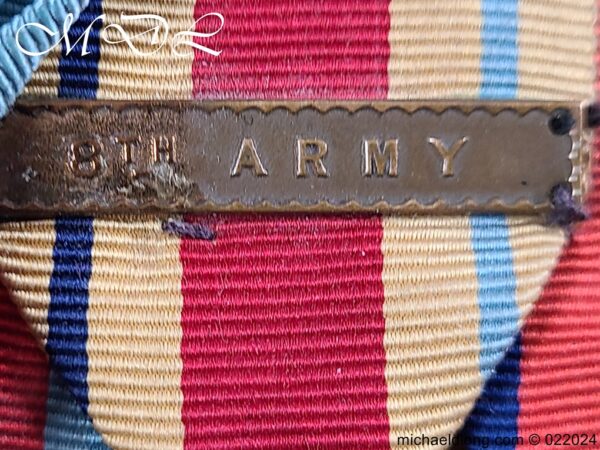 WW 2 Medal Group to W L Briggs RSM - Image 8