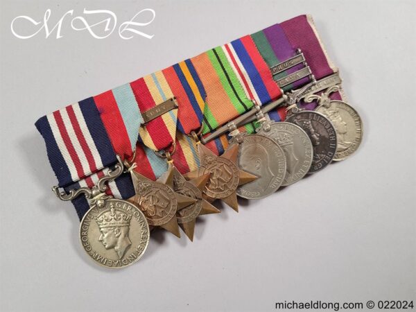 WW 2 Medal Group to W L Briggs RSM