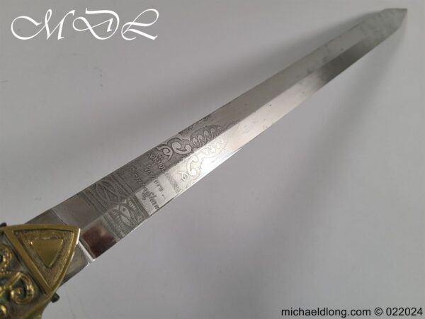 Argyll and Sutherland Highlanders Victorian MK 1 Drummers Sword - Image 15