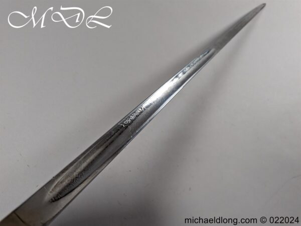 British GRVI Officers Sword - Image 15
