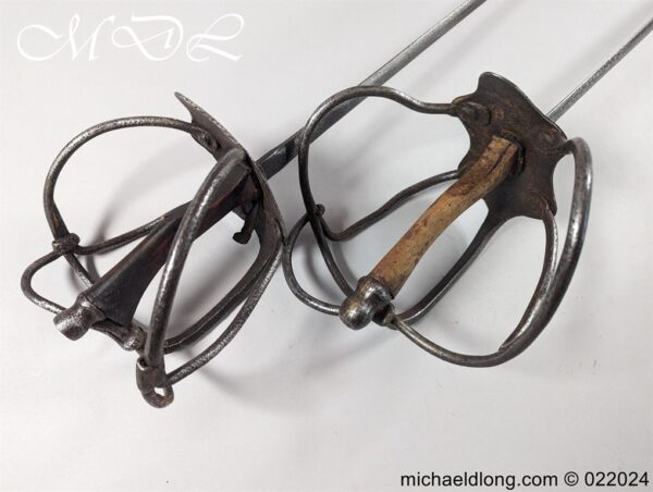 German 19th C Schlager or Dualling Swords - Image 2