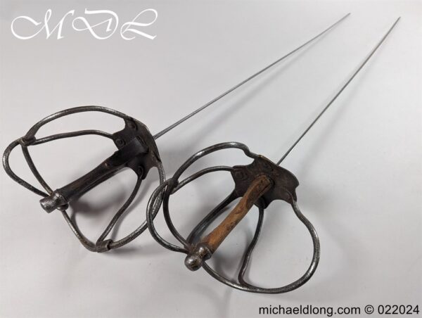 German 19th C Schlager or Dualling Swords - Image 15