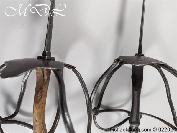 German 19th C Schlager or Dualling Swords - Image 10