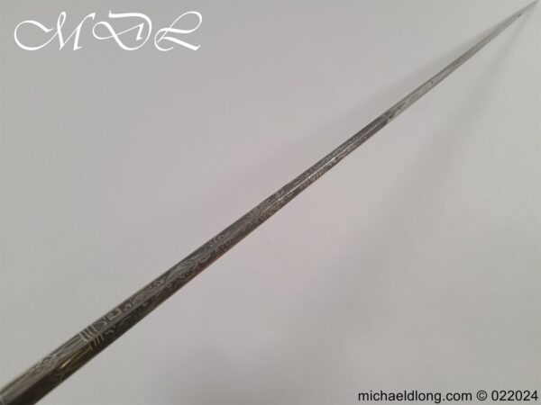 English 19th Century Cut Steel Court Sword - Image 19