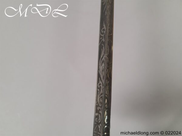 English 19th Century Cut Steel Court Sword - Image 17