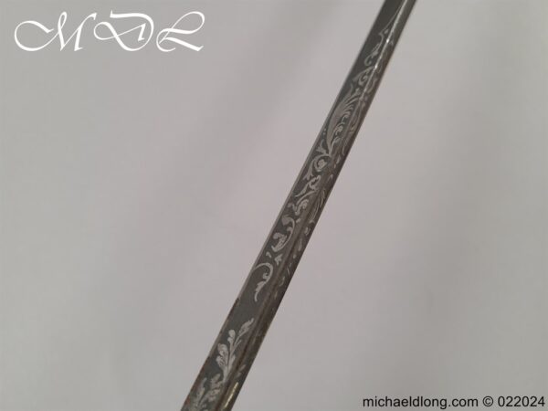English 19th Century Cut Steel Court Sword - Image 16
