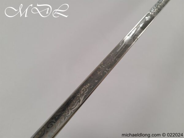 English 19th Century Cut Steel Court Sword - Image 15