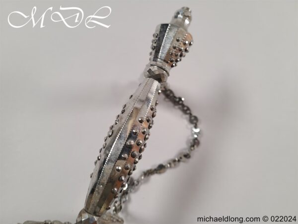 English 19th Century Cut Steel Court Sword - Image 4