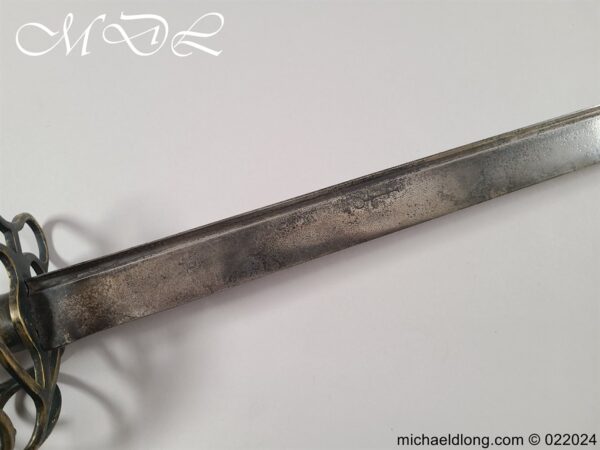 English Brass Hilted Backsword c.1740 - Image 27