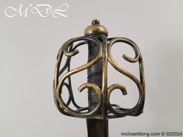 English Brass Hilted Backsword c.1740 - Image 17