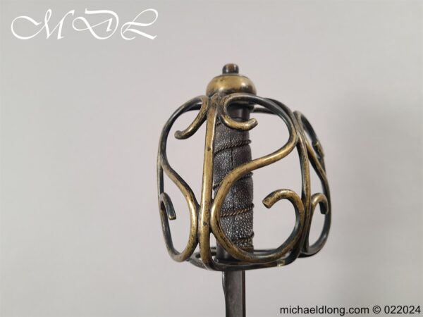 English Brass Hilted Backsword c.1740 - Image 16