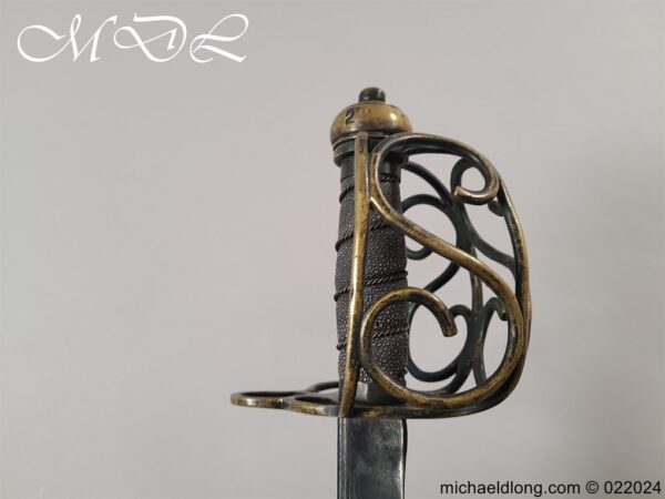 English Brass Hilted Backsword c.1740 - Image 15