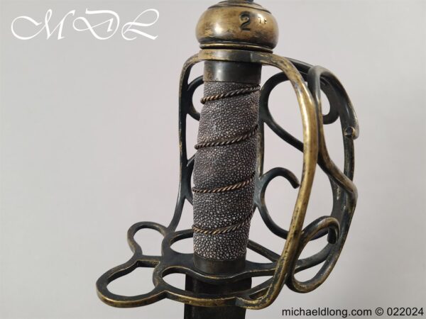 English Brass Hilted Backsword c.1740 - Image 13