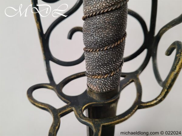 English Brass Hilted Backsword c.1740 - Image 7