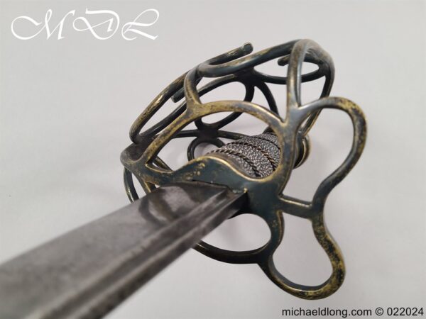 English Brass Hilted Backsword c.1740 - Image 5