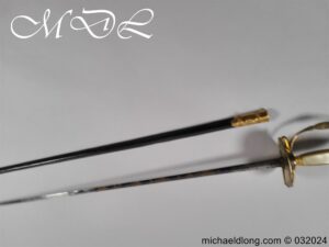 Alternative view of British Naval Officers Silver Hilted Sword c 1790