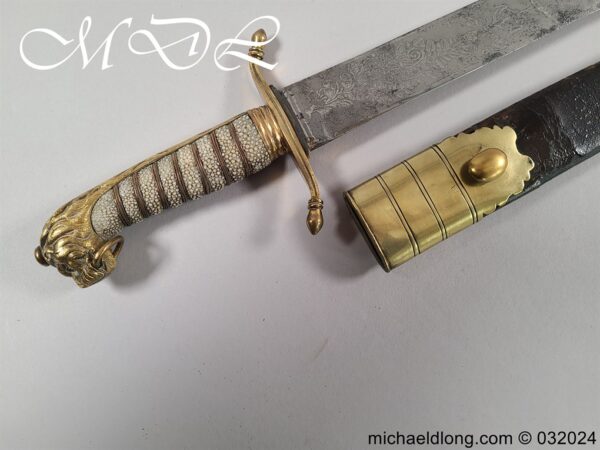 British Naval 1856 Midshipmen Dirk - Image 2