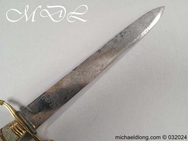 British Naval 1856 Midshipmen Dirk - Image 20
