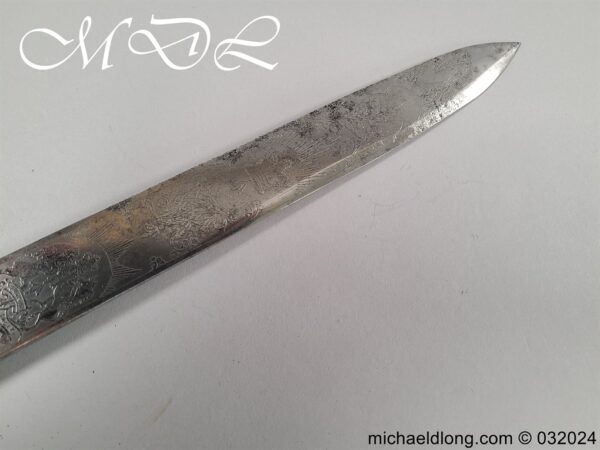 British Naval 1856 Midshipmen Dirk - Image 14