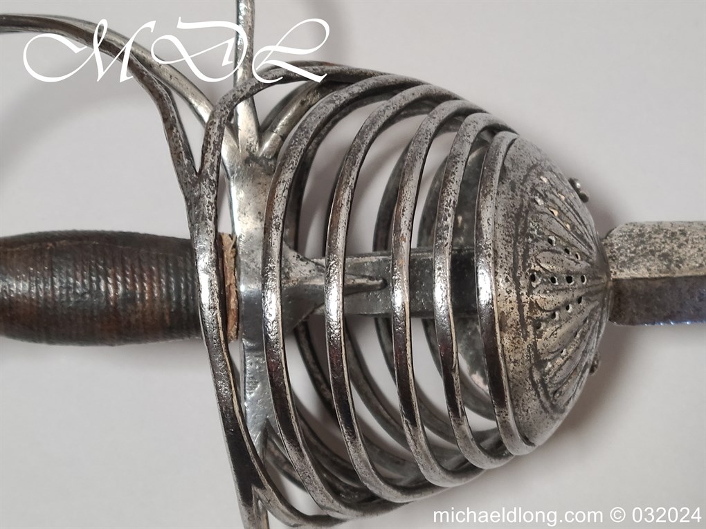 Six Ringed 17th Century Rapier - Image 12