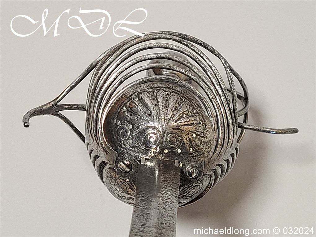 Six Ringed 17th Century Rapier - Image 11