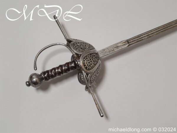 Italian Cup Hilt Rapier c 1630 - Image 28