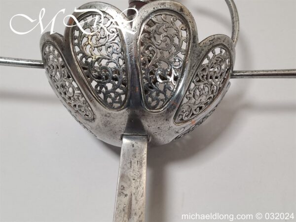Italian Cup Hilt Rapier c 1630 - Image 11