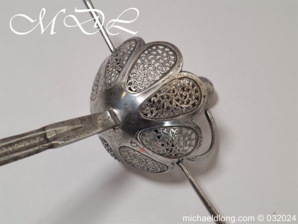 Italian Cup Hilt Rapier c 1630 - Image 8