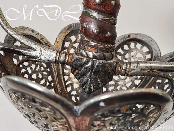 Italian Cup Hilt Rapier c 1630 - Image 6