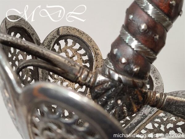Italian Cup Hilt Rapier c 1630 - Image 5