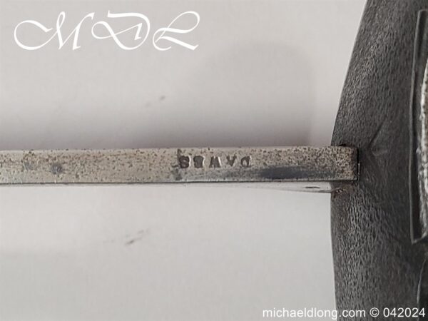 English Naval Cutlass Figure of 8 by Dawes - Image 14