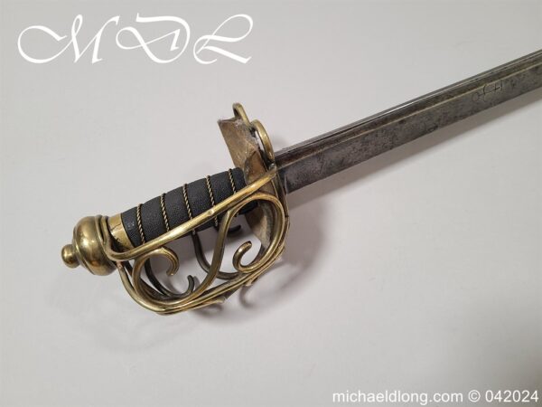 Brass Hilted English Backsword c.1740 - Image 2