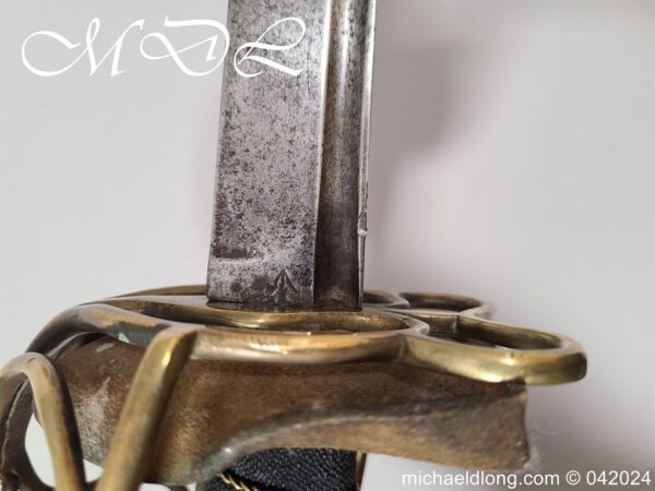 Brass Hilted English Backsword c.1740 - Image 11