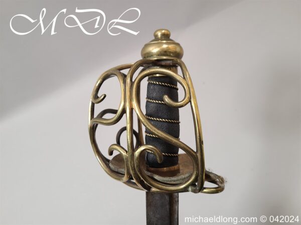 Brass Hilted English Backsword c.1740 - Image 10