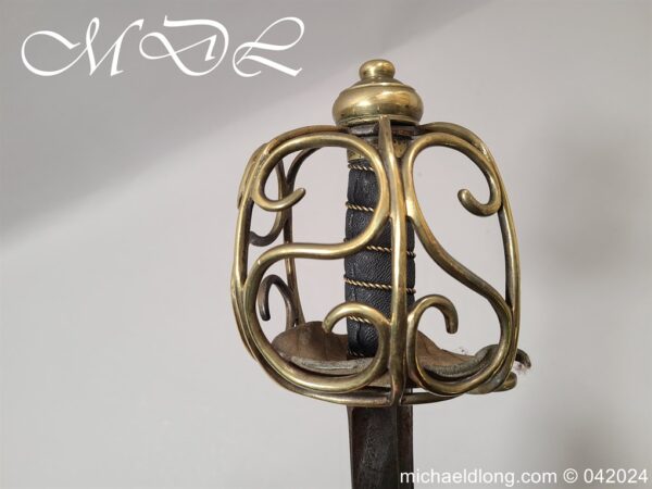 Brass Hilted English Backsword c.1740 - Image 9
