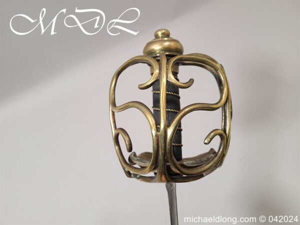 Brass Hilted English Backsword c.1740 - Image 8
