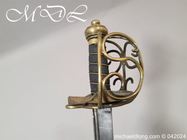 Brass Hilted English Backsword c.1740 - Image 7