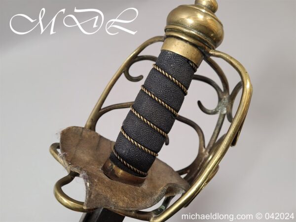 Brass Hilted English Backsword c.1740 - Image 6