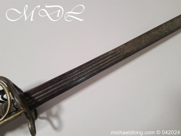 English Brass Hilted Broadsword c.1740 - Image 22