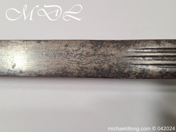 English Brass Hilted Broadsword c.1740 - Image 17