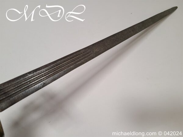 English Brass Hilted Broadsword c.1740 - Image 16